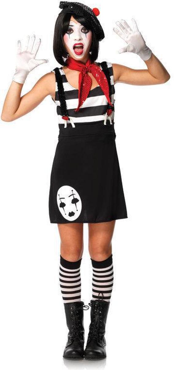 Junior Miss Mime | Leg Avenue| Tienermaat S/M (10-12 jaar)